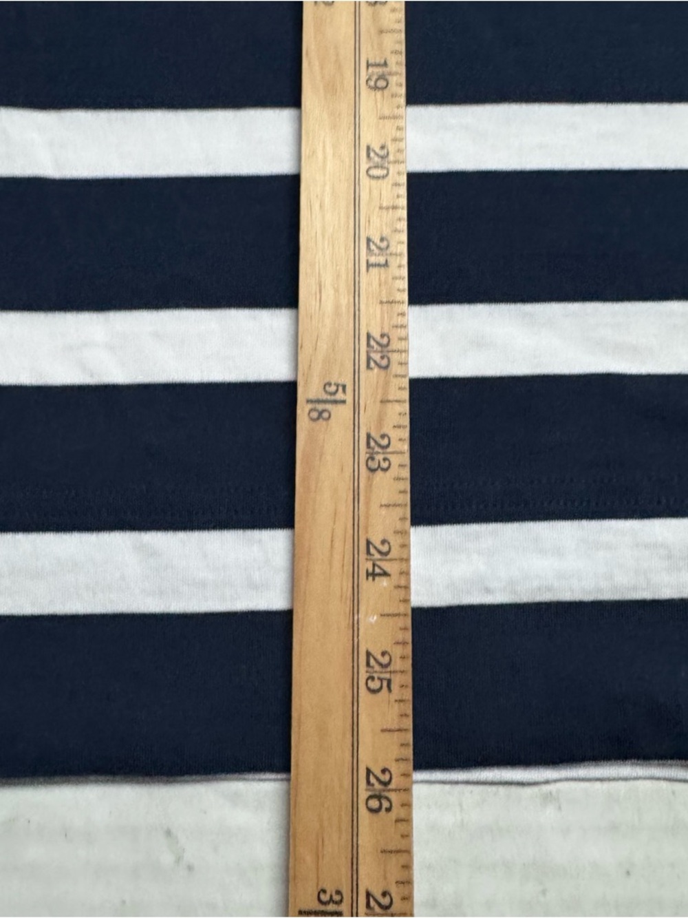 COS Relaxed Cotton-Crepe Tank Top In Navy White Stripe Size: Large - Picture 13 of 13